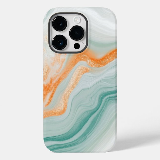Elegant White Marble Pattern Case-Mate iPhone Case (Back)