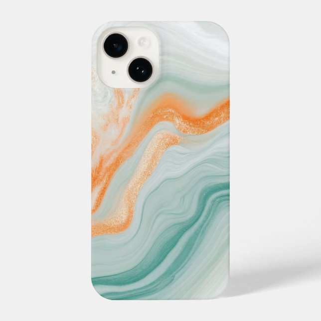 Elegant White Marble Pattern  iPhone Case (Back)