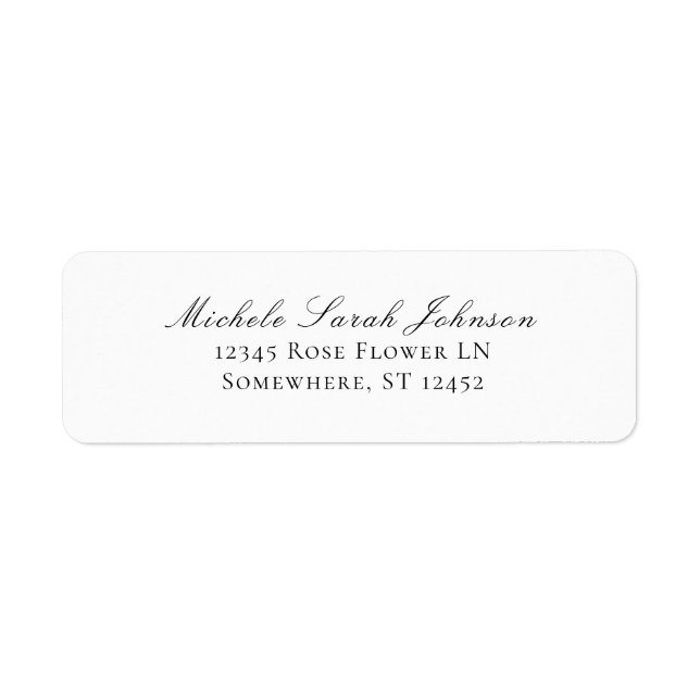 Elegant White Minimalist (Front)