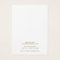 Elegant white minimalist earring display card