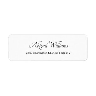 Elegant White Minimalist Professional Modern