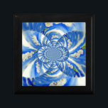 Elegant white orchid watercolor painting gift box<br><div class="desc">Elegant white orchid watercolor painting</div>