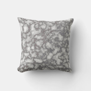 Elegant White Pink Marble Cushion