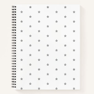 Elegant white Spiral Notebook