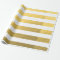 Elegant White Stripes Gold Foil Printed