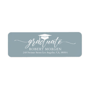 Elegant White Typography On Blue-Grey Background