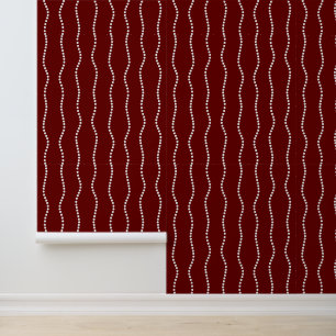 Elegant white vintage beads wallpaper