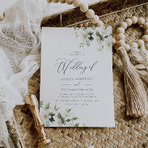 Elegant White Wildflowers Wedding
