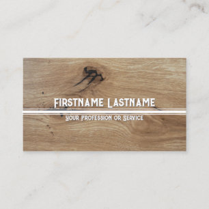Elegant white wooden style wood grain parquet business card