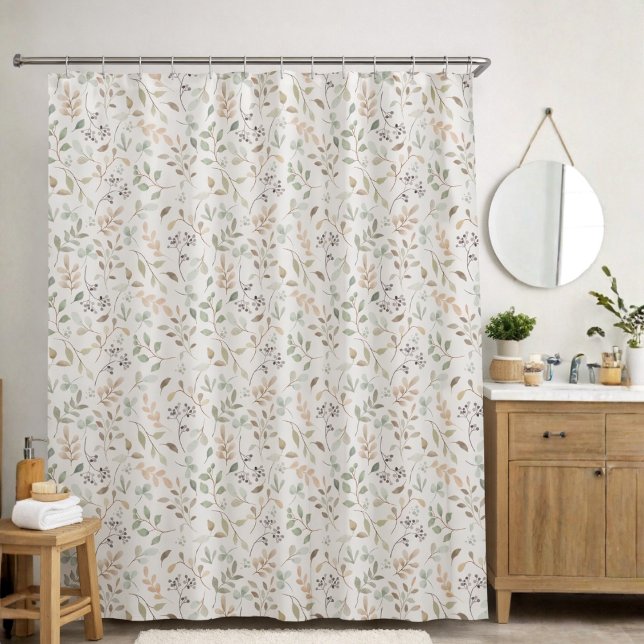 Elegant Wildflower Boho  Shower Curtain (Creator Uploaded)