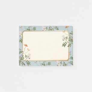 Elegant Wildflower Botanical Border Post-it Notes