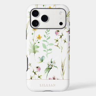 Elegant Wildflower Botanical Pattern