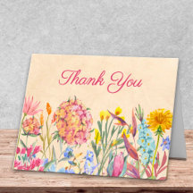 Elegant Wildflower Floral Watercolor Design