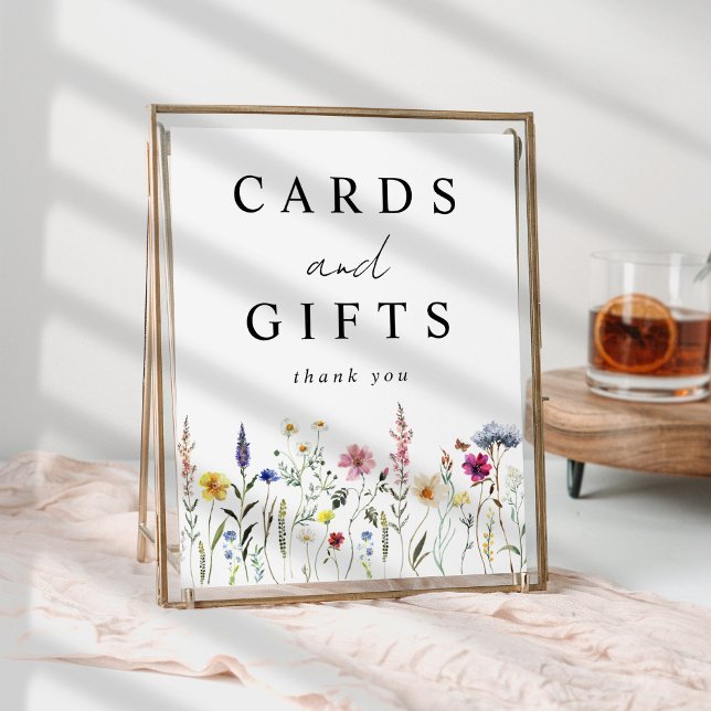 Elegant Wildflower Meadow Cards and Gifts Poster (Creator Uploaded)