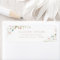 Elegant Wildflower Rustic Boho Return Address