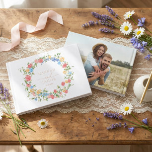 Elegant Wildflower Wedding  Guest Book