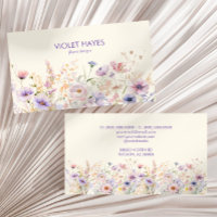 Elegant Wildflower Wild Flower Floral Custom