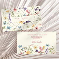 Elegant Wildflower Wild Flower Floral Custom