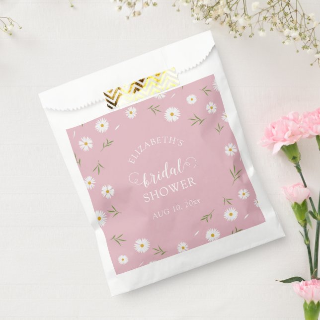 Elegant Wildflowers Floral Garden Bridal Shower Favour Bags (Sealed)