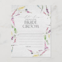 Elegant Wilflower Watercolor Floral Date Ideas