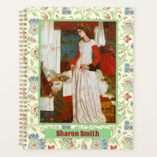 Elegant William Morris Renaissance Floral Personal Planner