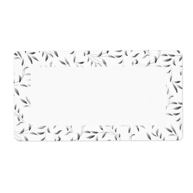 Elegant Willow Leaf Pattern (Front)