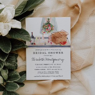 Elegant Wine Tasting   Picnic Bridal Shower