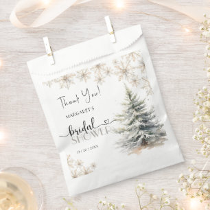 Elegant Winter Bridal Shower  Favour Bags
