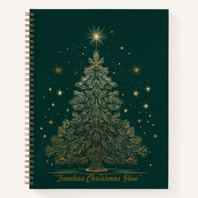 “Elegant Winter Celebration” Notebook (Front)