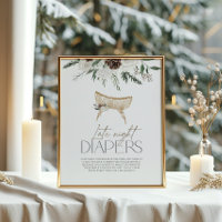 Elegant winter evergreen late night diapers