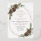 Elegant Winter Evergreen Wedding Gold
