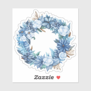 Elegant Winter Flower Wreath