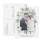 Elegant Winter Foliage Frame Holiday Photo
