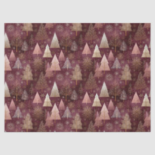 Elegant Winter Forest Christmas Pattern (11) Tissue Paper