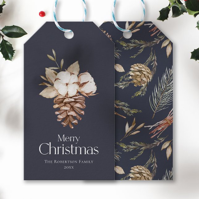 Elegant Winter Gift Tag – "Merry Christmas" (Creator Uploaded)