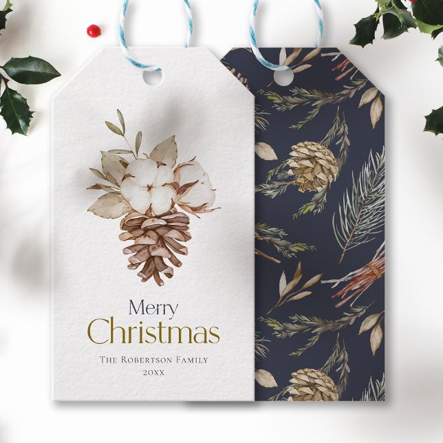 Elegant Winter Gift Tag – "Merry Christmas" (Creator Uploaded)