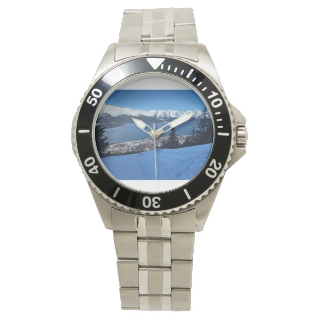Elegant Winter Overlook Scenic Watch - Alaska  (Front)