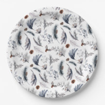 Elegant Winter Pine Botanicals Holiday