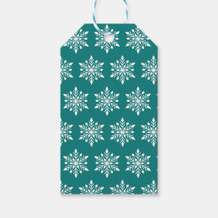 Elegant Winter Snowflake Gift Tags