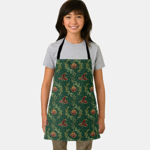 Elegant Witchy Whimsigoth Halloween Apron