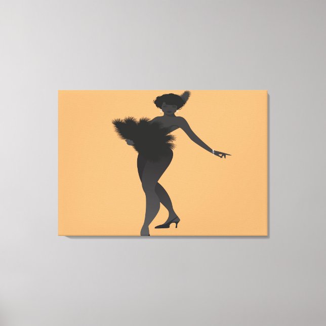 Elegant Woman Canvas Print (Front)