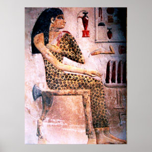 ELEGANT WOMAN ,FASHION AND BEAUTY OF ANTIQUE EGYPT POSTER