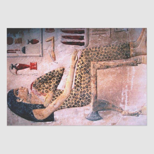ELEGANT WOMAN ,FASHION AND BEAUTY OF ANTIQUE EGYPT TISSUE PAPER (Front)