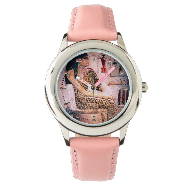 ELEGANT WOMAN ,FASHION AND BEAUTY OF ANTIQUE EGYPT WATCH (Front)