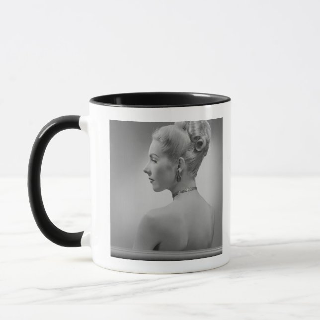 Elegant Woman Mug (Left)