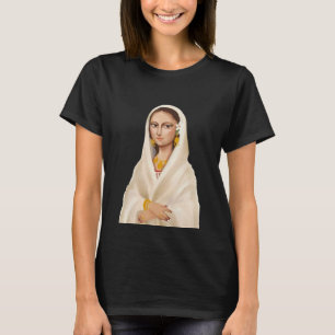 Elegant Woman Portrait   Cultural Art Illustration T-Shirt
