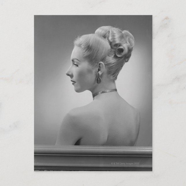 Elegant Woman Postcard (Front)