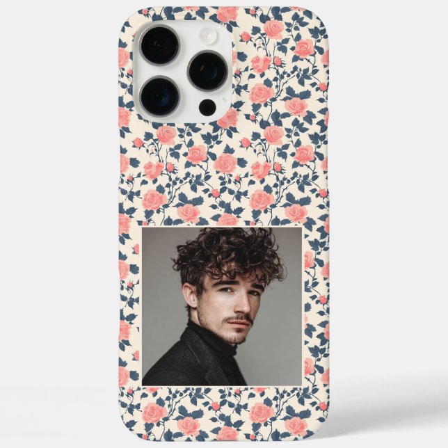 Elegant Womens Accessories Rose Floral Custom  Case-Mate iPhone Case (Back)