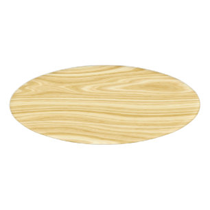 Elegant Wood 3 Name Tag