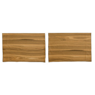 Elegant Wood grain style Pillowcase